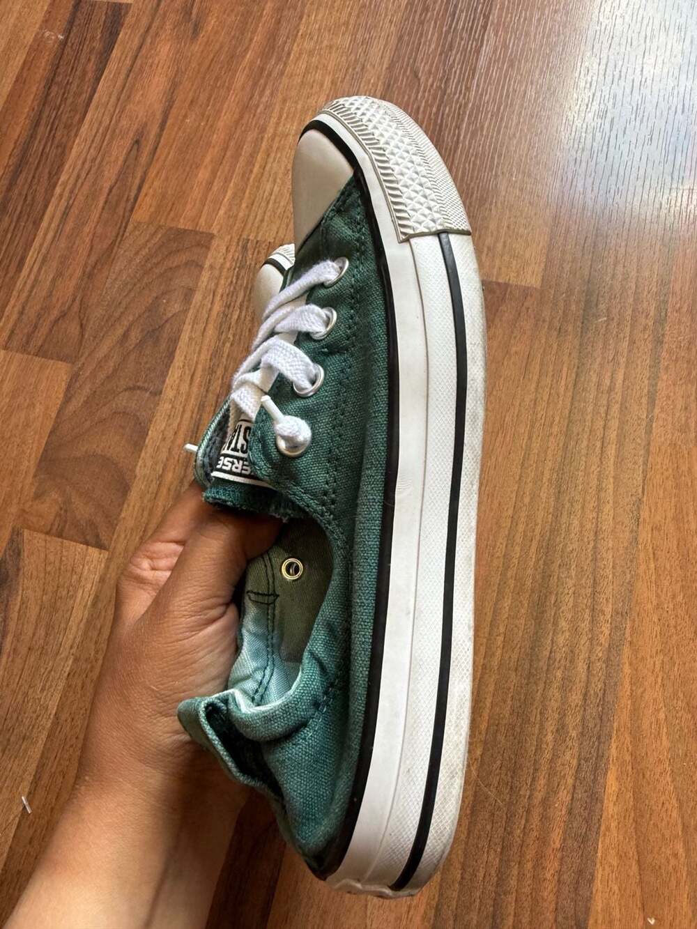 Converse Chuck Taylor All Star Shoreline Slip-On Sneakers Green - Picture 4 of 6